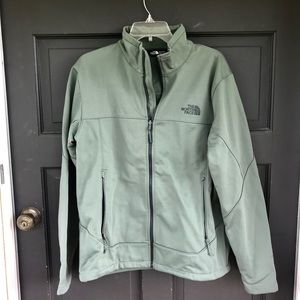 The North Face green jacket, size M